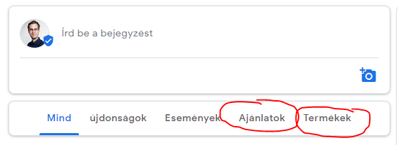 bejegyzések Google Cégemben