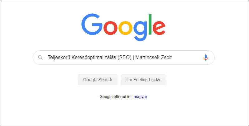 google cégem fiók keresése angolul